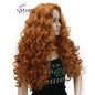Strongbeauty Long Hair Curly Wavy Full Head Halloween Synthetic Wig Cosplay Costume Party Wigs