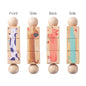 1pc Baby Wooden Rattle Toys Rotating Animal Matching Newborn Soothing Toy 0 12 Months Rotating Puzzle Montessori Toys for Babys
