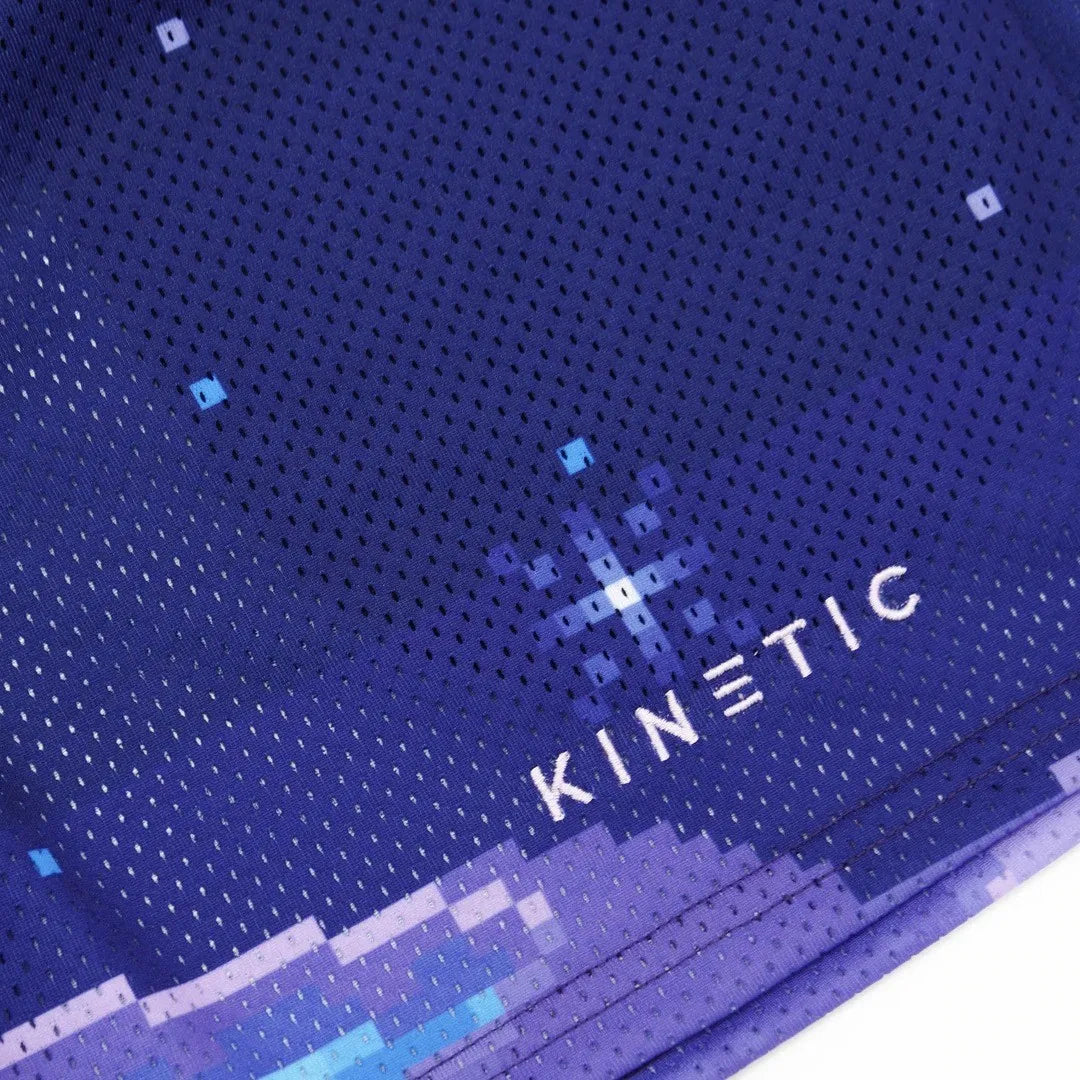 2024Summer New Digital Printing American Sports Casual Shorts Mesh Breathable and Loose Men's Short Shorts