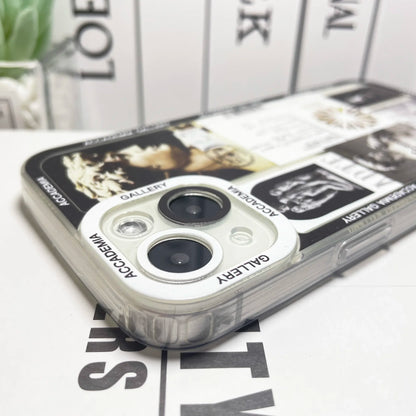 Collage Stickers Van Gogh Art Phone Case For iPhone 16 15 14 13 12 11 Pro Max Mini Plus XS X XR SE 2020 2022 Soft Cover