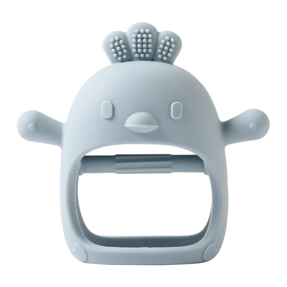 1Pcs Baby Silicone Teether Ring BPA Free Rattles Bracelet Food Grade Newborn Baby Accessories Cartoon Silicone Teething Toys