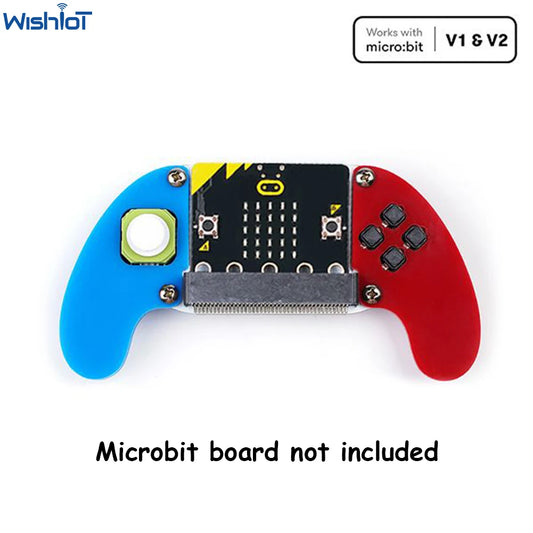 ELECFREAKS Micro:bit Joystick électronique:bit V2 Kit boîtier acrylique Jeu de société Contrôleur de jeu Microbit Console Support Makecode
