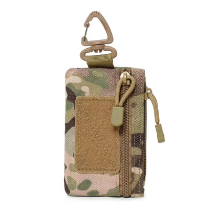 Tactical Pouch Mini Wallet Card Key Holder Pouch Belt Waist Pack Hiking Hunting Bag Outdoor Sport Coin Purse Multifunctional Bag