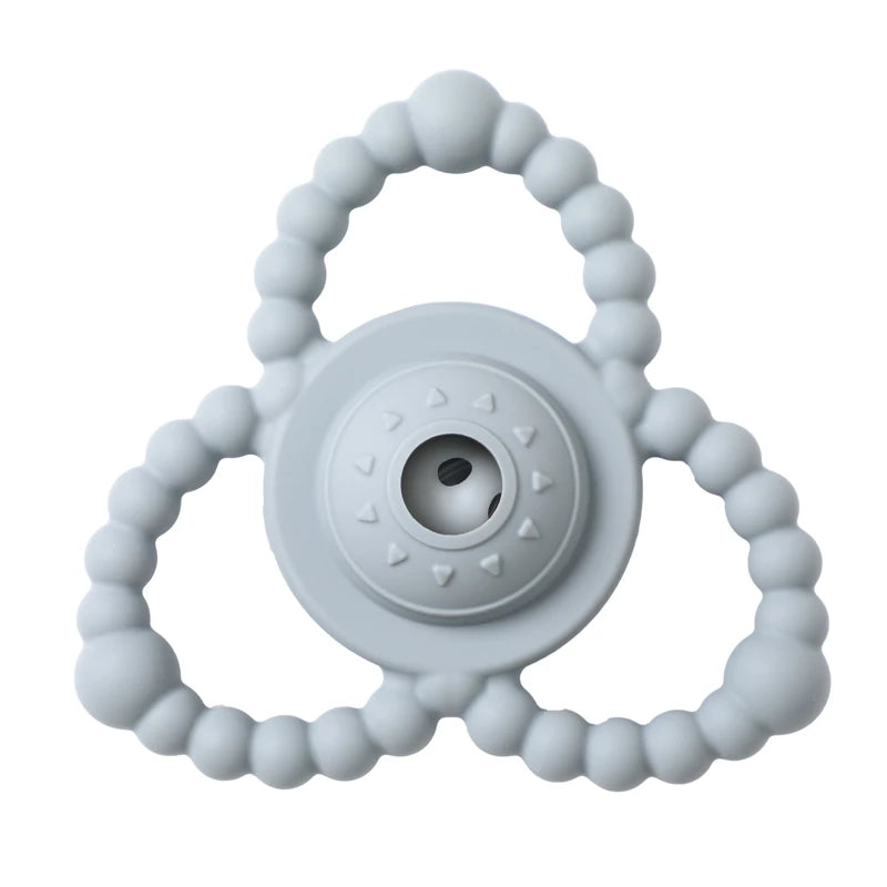 1Pcs Baby Silicone Teether Ring BPA Free Rattles Bracelet Food Grade Newborn Baby Accessories Cartoon Silicone Teething Toys