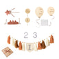 Happy Birthday Banner Handmade Tassel Pendant First Boys Girl Baby Shower Birthday Party Balloon Decoration Supplies Baby Gifts