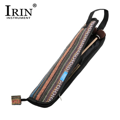 IRIN Drumstick Bag Portable Waterproof Cotton Drum Stick Bag Storage Case Percussion Drum Instrument Accessories Drumstick Bag