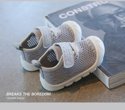 Summer Toddler Baby Shoes Boys Girls First Walkers Mesh Shoes Breathable Non-slip Soft Bottom Infant Baby Boy Girl Kids Shoes