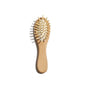 Newborn Baby Wool Baby Wooden Brush Comb Newborn Hair Brush Infant Head Massager Portable Baby Comb Hair Bath Brush Comb New