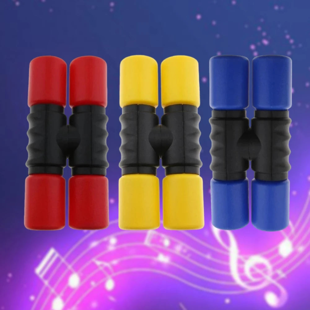 Sand Hammer Shaker Lightweight Plastic Double Shaker Rattle Percussion Musical Instruments Sand Hammer Giftsf For Beginners