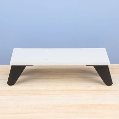 Lot de 4 pieds de meuble antidérapants, noirs et blancs, pour canapé, armoire, table