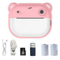 Kids Instant Print Camera Mini Digital Camera Photography Video Camera Toys Inkless Printing Thermal Print Camera for Girls Boys