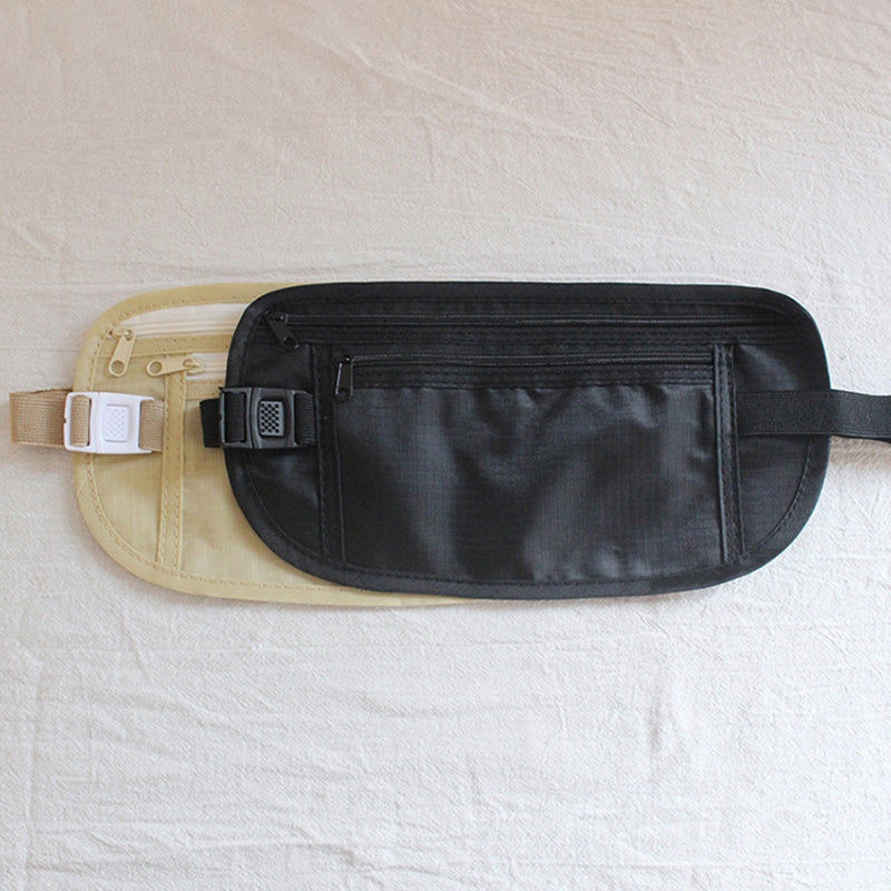 1PC Invisible Travel Waist Packs Waist Pouch for Passport Money Belt Bag Hidden Security Wallet Casual Bag For Men Women