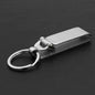 Stainless Steel Keyring Security Clip On Heavy Duty Belt for Key Clip Belt Keychain 2 Detachable Keyrings Belt for Key Holder
