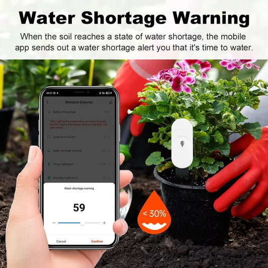 Capteur d'humidité du sol intelligent Tuya ZigBee, compteur de température et d'humidité, thermo-hygromètre, automatisation du jardin, détecteur d'irrigation