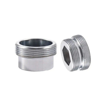 Kitchen Faucet Adapter Set 18/20/22/24mm To 22mm With Washer Metal Male Female Saving Tap Aerator Connector Bathroom Accessories