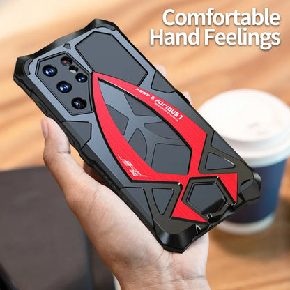 Original Luphie metal Shell For Samsung Galaxy S24 S23 S22 Ultra Military Shock-absorbing Rubber Full Sturdy protective cover