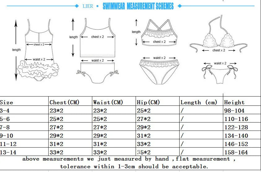 3-14 Years Flower Print Girls Kids Swimwear Summer Children Teen Students Two Pieces Swimsuit Kids Bikini Set Bathing Suit