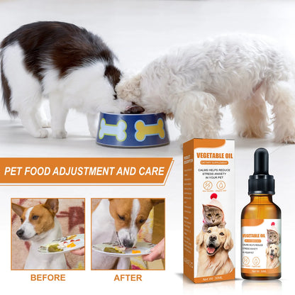 30ml Calming Oil For Dog Calming Drop Pet Stress Relief Blend Oil For Dogs Cats Anxiety-Free Experience Skin Health Pet Supplies