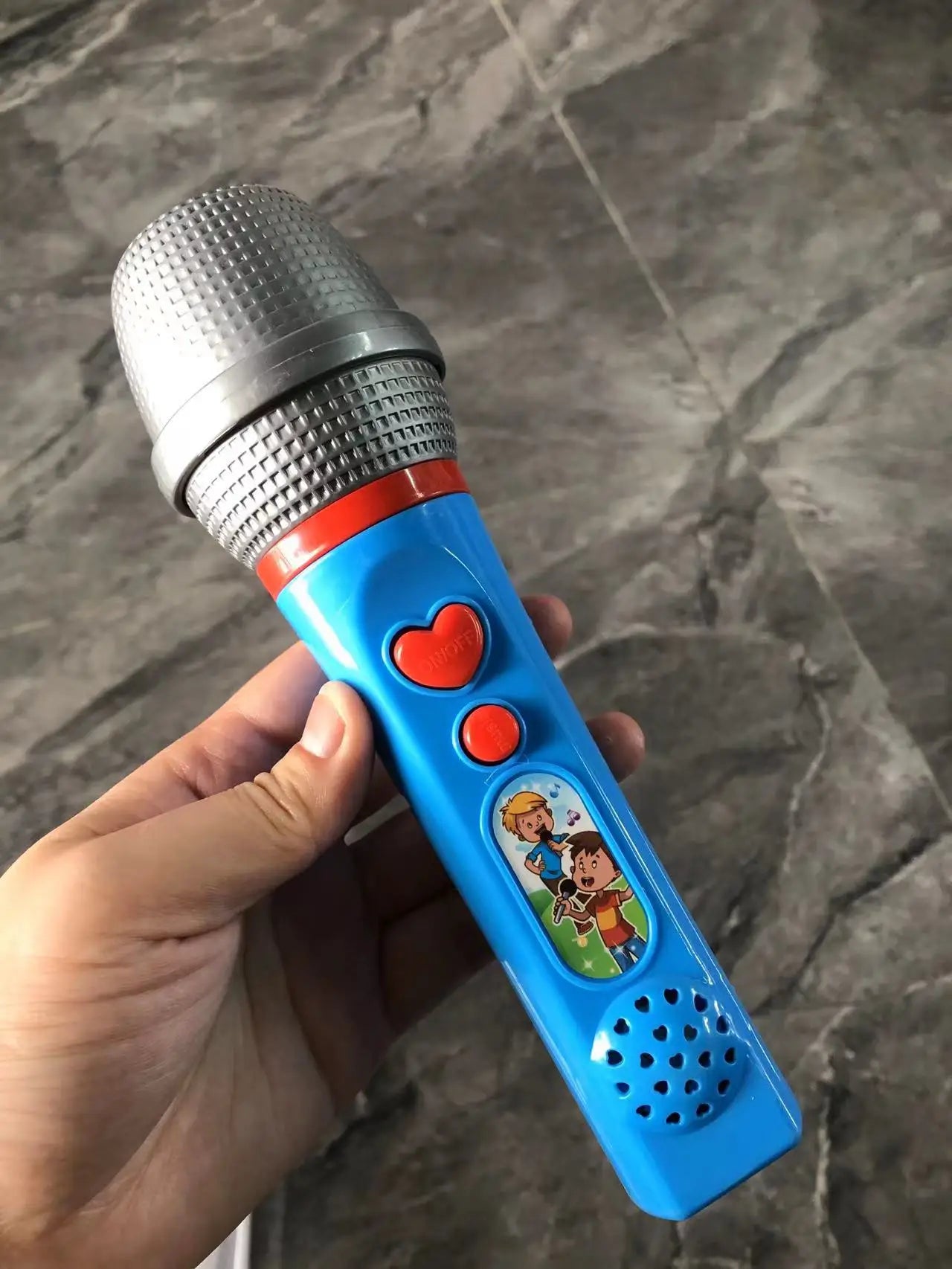Children Cartoon Fun Singing Amplified Microphone Toys Baby Small Host Microphone Toys Education Enlightenment Singing Toys
