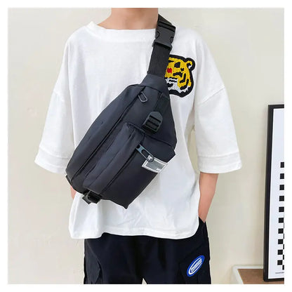Casual Design Children's Chest Bag Handsome Boys Small Shoulder Messenger Bags Baby Kids Purse Handbags Cool Girls Fanny Pack
