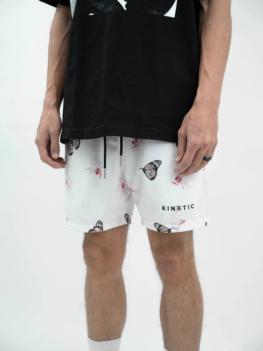 2024Summer New Digital Printing American Sports Casual Shorts Mesh Breathable and Loose Men's Short Shorts