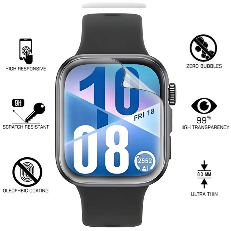 Hydrogel Protective Film For Huawei Watch Fit 4 4Pro 3 Soft Clear Screen Protector for Huawei Fit4 Fit4Pro Fit3 Cover Not Glass