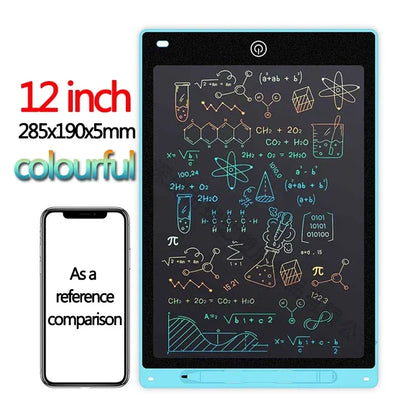 Tablette d'écriture LCD 10/12 pouces, planche à dessin pour enfants, graffiti, bloc-notes, jouets, écriture manuscrite, tableau noir, planche à dessin magique, jouet pour enfants, cadeau