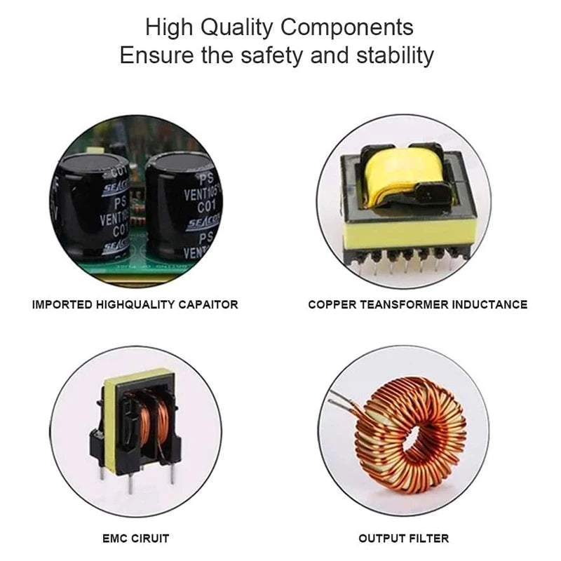 DC48V 720W 800W 1000W 1200W 1500W High Wwitching Power Supply Aluminum Case Fan 110V 220V AC to DC 48V Transformer Converter