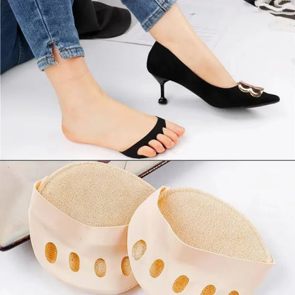 2/4pcs Five Toes Forefoot Pads for Women High Heels Half Insoles Invisible Foot Pain Care Absorbs Shock Socks Toe Pad Inserts