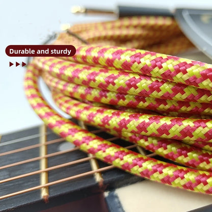 6/3M Electric Guitar Cable Wire Connection Cable Audio Cable Guitar & Bass String Instrument Accessories Parts Color Random
