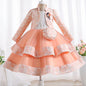 New Girls' Dress Two Piece Set 3-10 Years Old Gorgeous Christmas Performance Dress Autumn Girls' Party Prom Dress