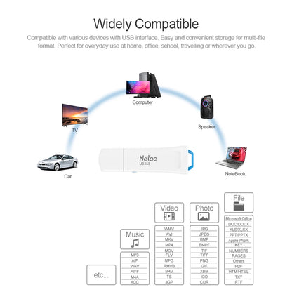 Netac Original USB 3.0 Pen Drive Write Protect U-Disk 64GB USB Flash Drive 90MB/s for Phone TV Notebook Memory OnlyDisk U335S