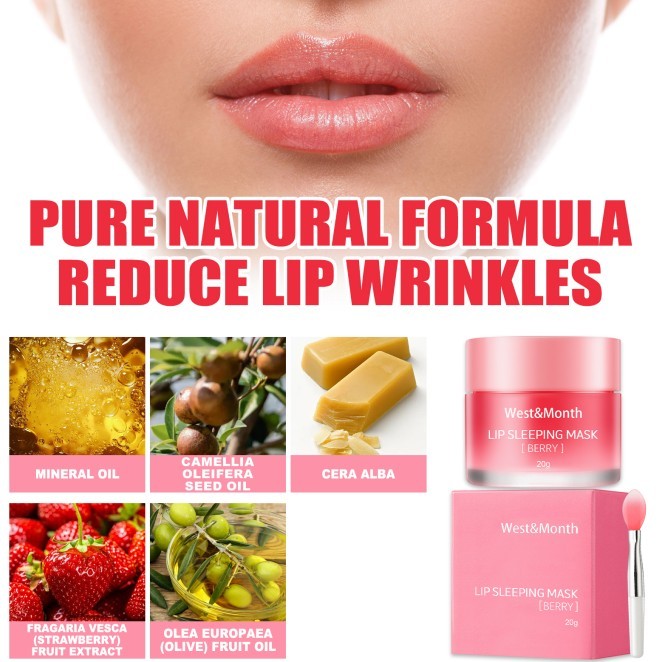 Jelly Lip Mask-- Hydrating, Moisturizing, Reducing Lip Wrinkles, And Nourishing Lip Skin
