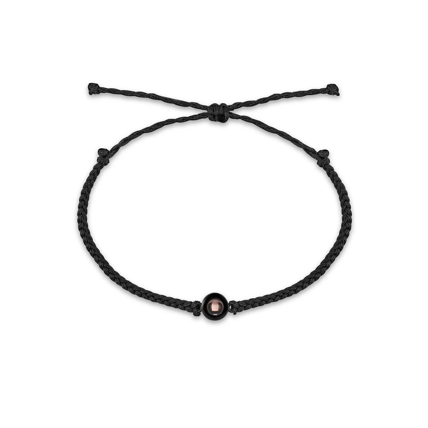 Projection Bracelets Circle Photo Bracelet Customized Colorful Woven Projection Bracelet Adjustable