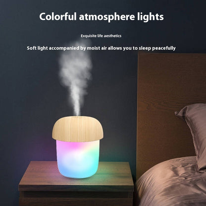 Mushroom Water Droplets Humidifier Mini Usb Vehicle-mounted Home Use Small Spray For Desktop Office