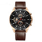 Business Calendar Waterproof Multifunctional Decorative Casual Quartz Watch