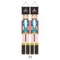 Christmas Couplet Curtain Hanging Cloth Lattice Decoration Hanging Flag