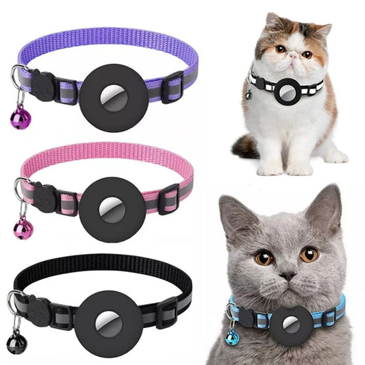 Étui de protection étanche pour collier Airtag réfléchissant, housse de protection pour chat, chien, chaton, chiot, collier en nylon