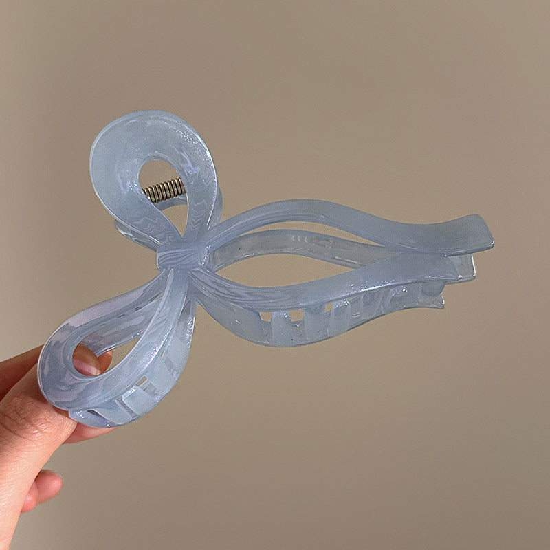 Ice Bowknot Barrettes Women's High-grade Sense