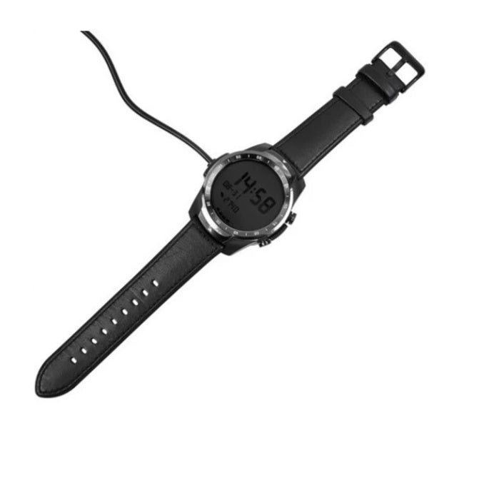 Joflo Usb Data Charging Cable Cradle Dock For Ticwatch Pro- Black