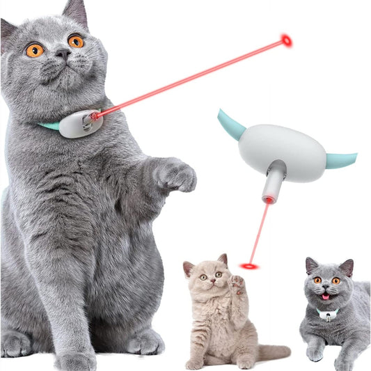 Jouet automatique pour chat, collier intelligent pour taquiner le chat, chargement USB électrique, jouets amusants pour chaton, articles de dressage interactifs pour animaux de compagnie