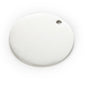 Stainless Steel Mirror Polished  Disc Round Dog Tag Charm Pendant For Bracelet Necklace DIY Jewelry Key Ring