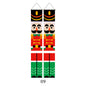 Christmas Couplet Curtain Hanging Cloth Lattice Decoration Hanging Flag
