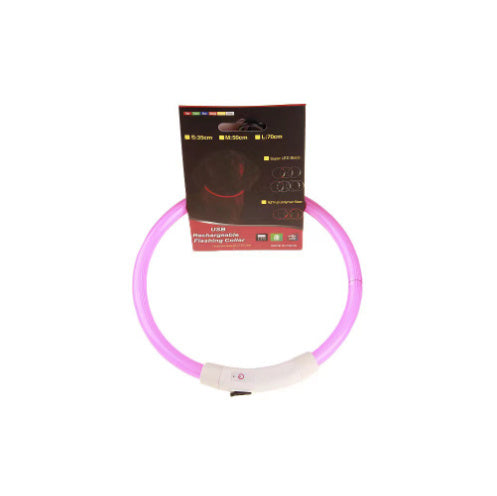 Collier lumineux pour animaux de compagnie, rechargeable par USB, collier de sécurité lumineux pour promenade nocturne, collier électrique pour chien, néon