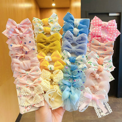 Baby Hair Rope Girls' Fabric Bow