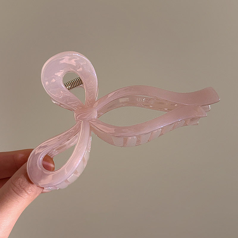 Ice Bowknot Barrettes Women's High-grade Sense