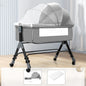 Baby Splicing Portable Multifunctional Mobile Folding Cradle Bed
