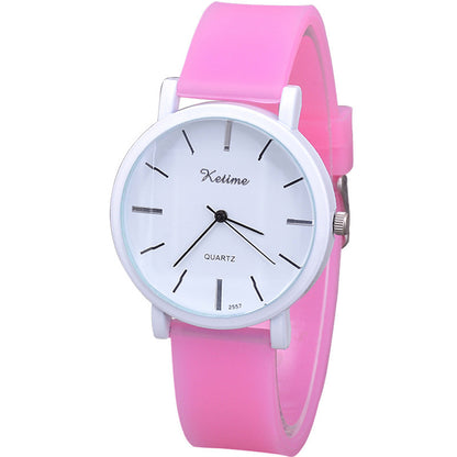 Fashion Silicone Band Quartz Watch