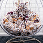 Swing Bird Nest Rattan Chair Removable And Washable Round Cradle Chair Cushion