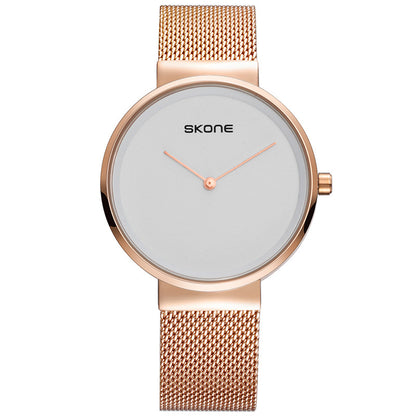 Quartz Watch Waterproof Fashion Simple Women's Mesh Strap Watch